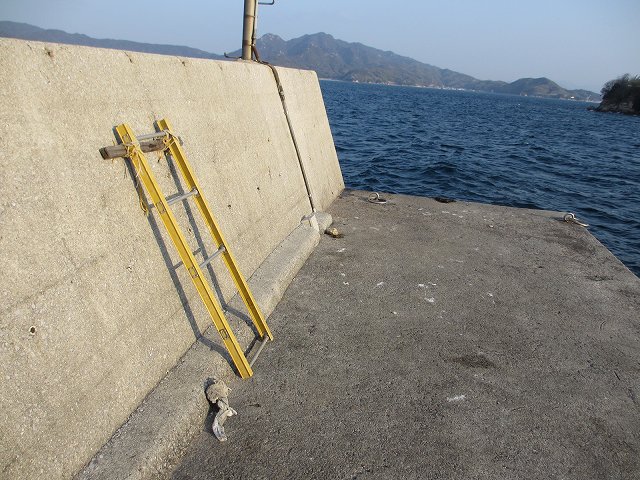 広島県鹿島砠之元港の釣りポイント